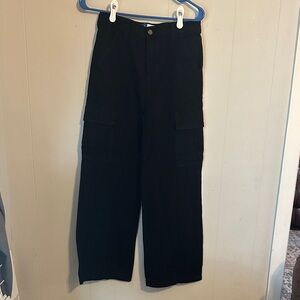 Girls size 14/16 Old Navy Black Cargo Pants